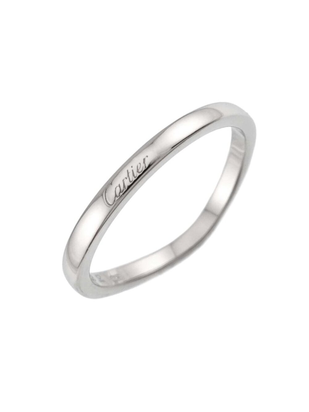 Cartier Ballerina Curve 52 Ring Platinum